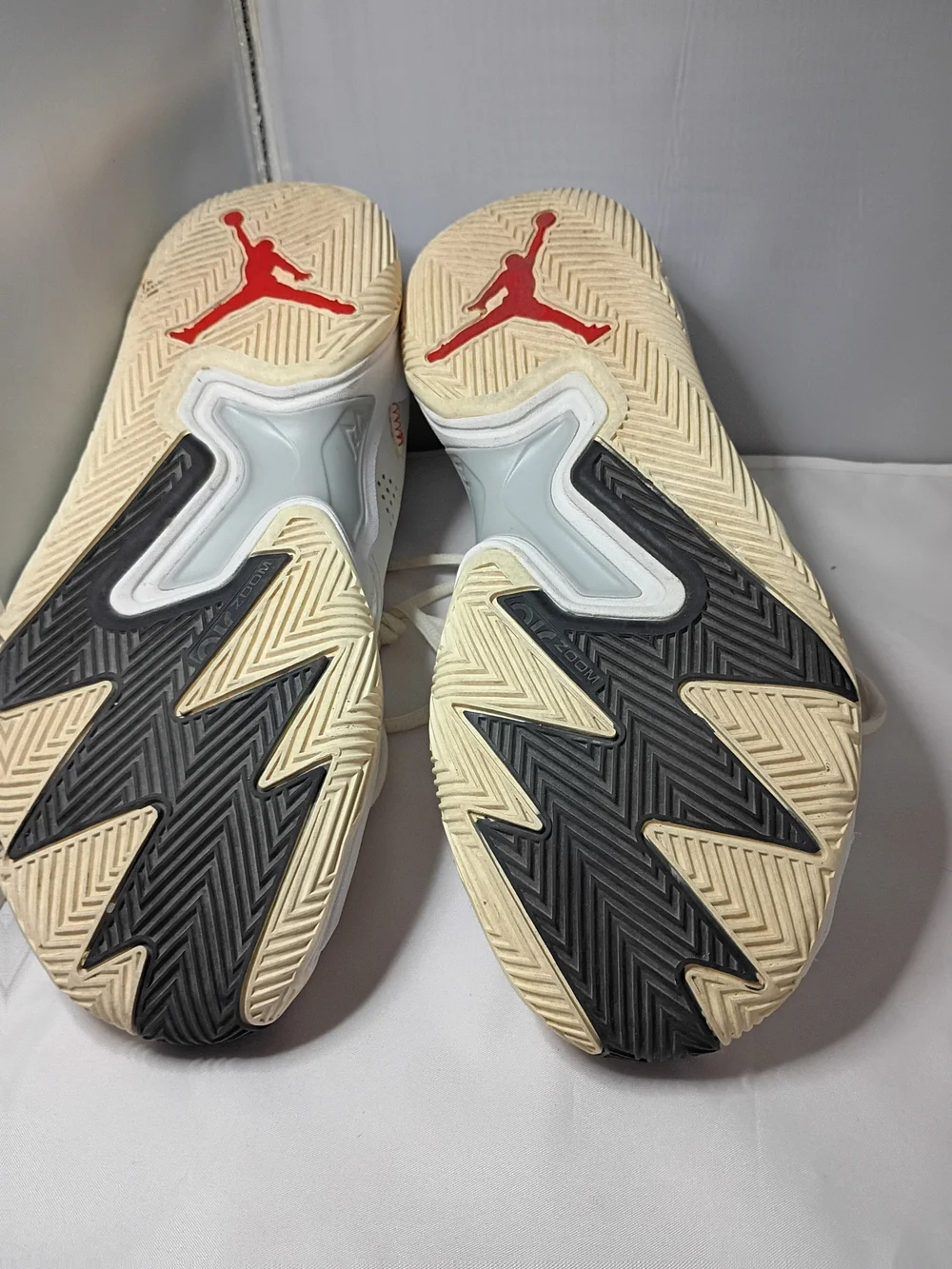 Jordan Men's One Take 4 Sail/Black-Wolf Grey Basketball Shoes DZ3338-106 Sz 9